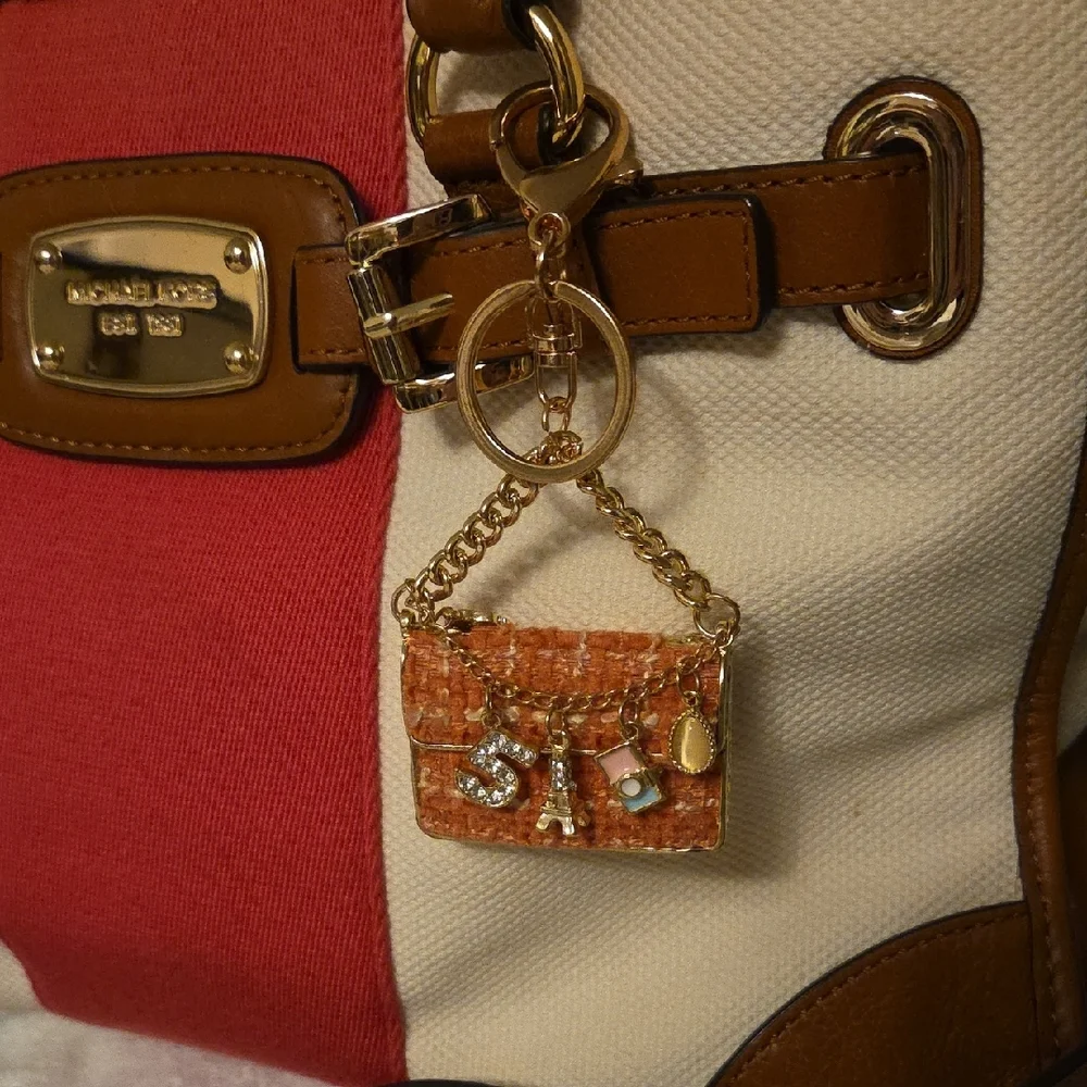 Elegant Bag Charm Or Key Holder Gorgeous !!